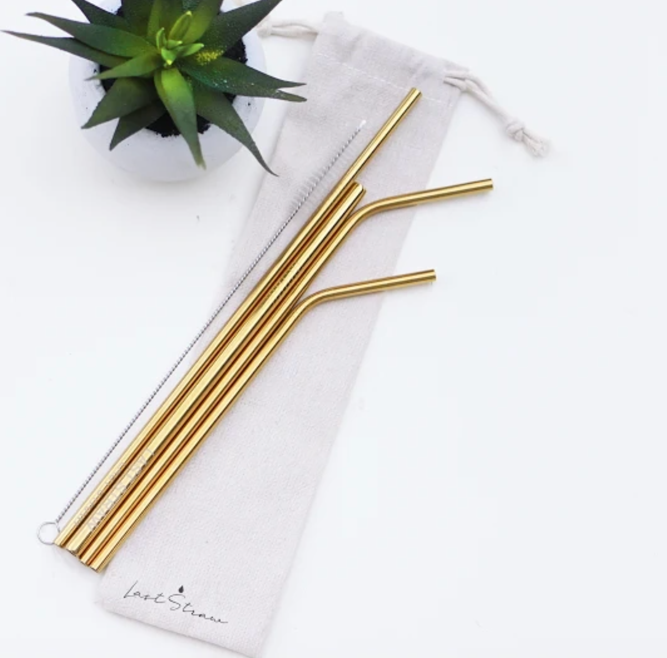 Stainless Steel Metal Straw Set
